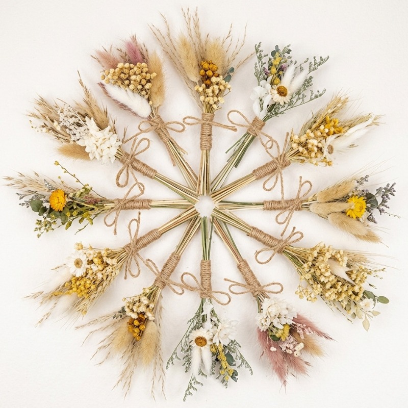 Dried Flower Bulk - Mini Dried Flower Bouquet Natural Preserved
