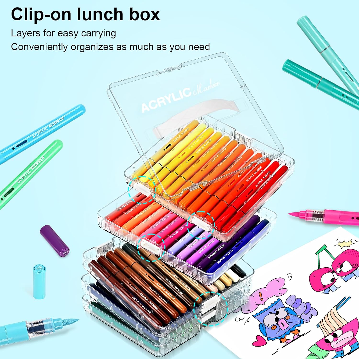 Acrylic Paint Art Marker Pen 1 - огляд і ціна Copic Marker Classic
