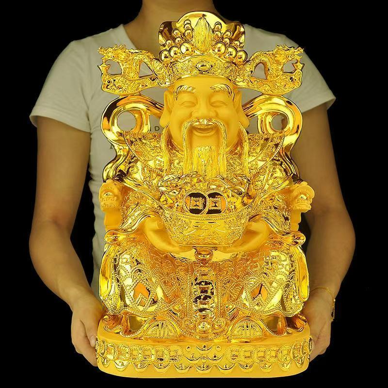 Feng Shui Gold God of Wealth L - огляд і ціна Resin Crafts