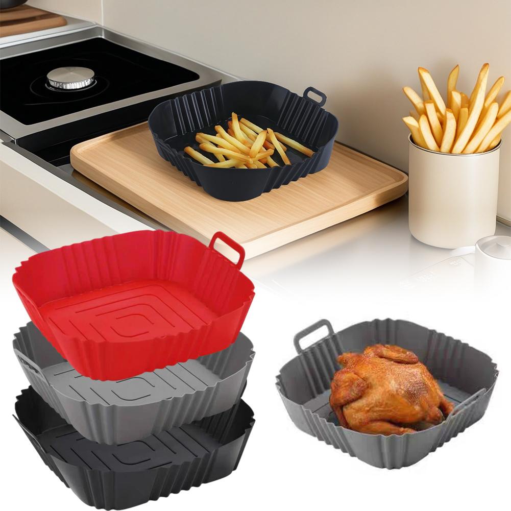 Reusable Airfryer Pan Liner Ac - огляд і ціна Silicone Mold Tray