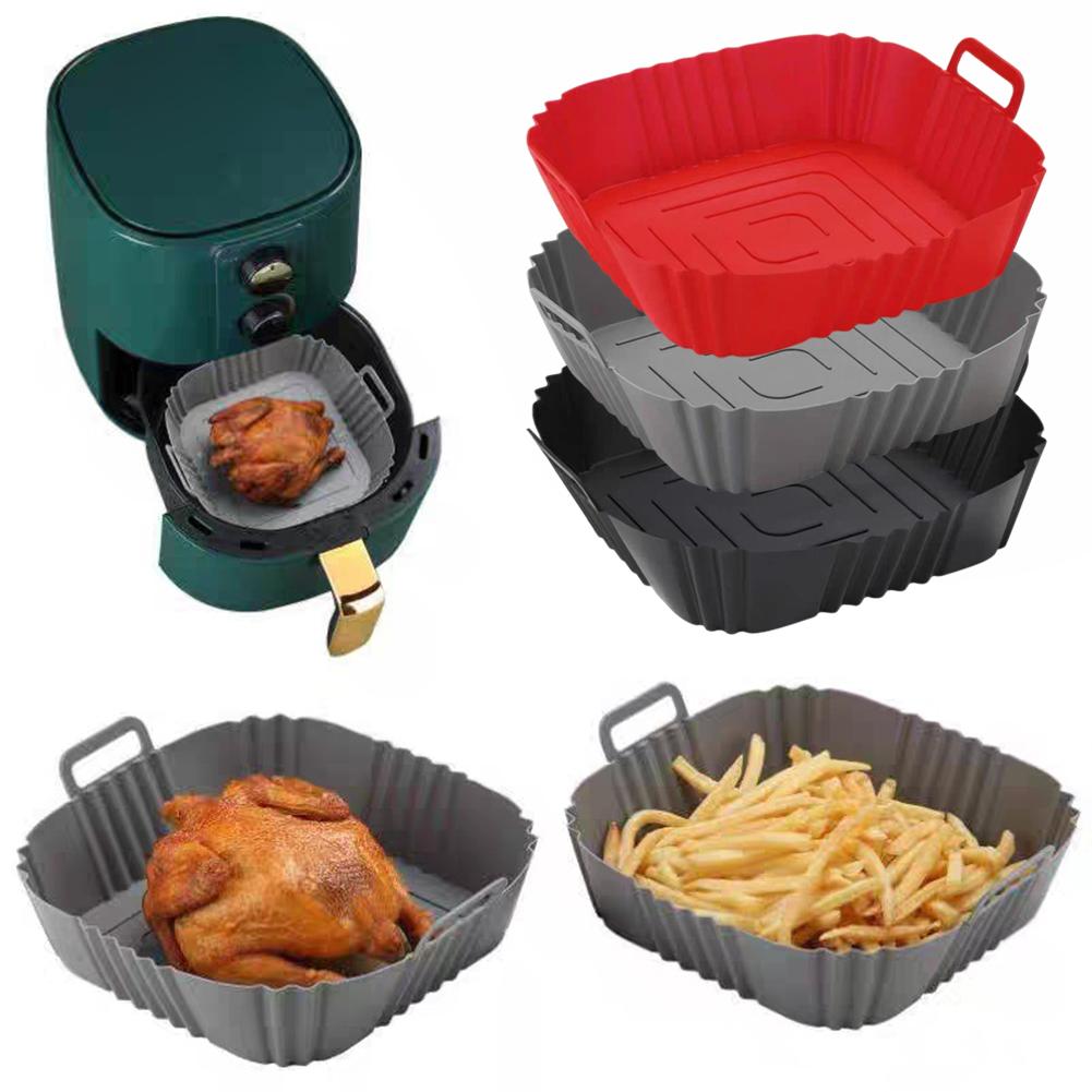 Reusable Airfryer Pan Liner Ac - огляд і ціна Silicone Mold Tray