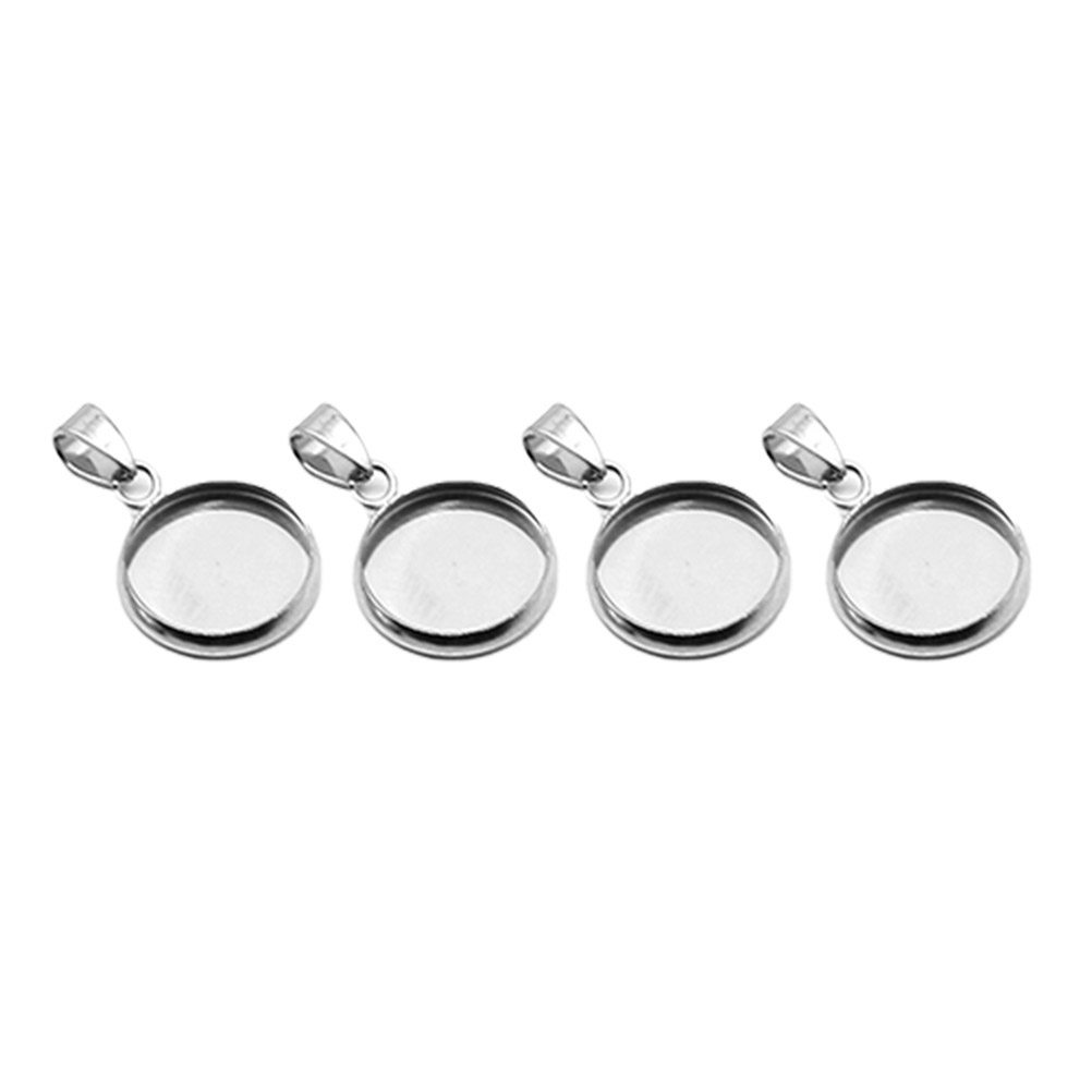 20Pcs Stainless Steel Round Pe - огляд і ціна Resin Crafts Diy