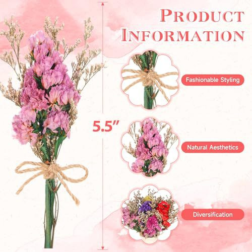 Mini Dried Flower Bouquet Natu - огляд і ціна Dried Flower Bulk